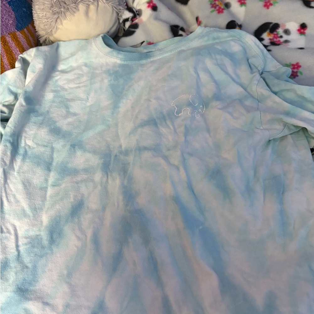 Ivory Ella Sky Blue Tie-Dye Shirt